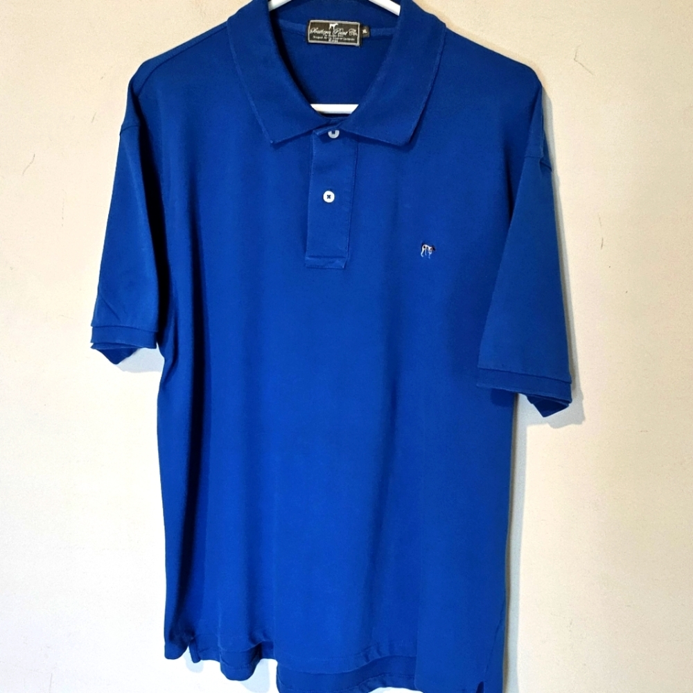 Southern Point Co. Hadley Polo Shirt  - Blue - Size XL
